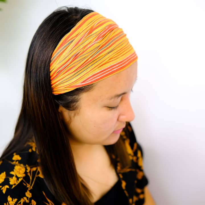 Karma Nepal Crafts – Großhandel Fashion-Stirnband – Damen – Unisex-Stirnband aus Baumwolle im Boho-Hippie-Stil
