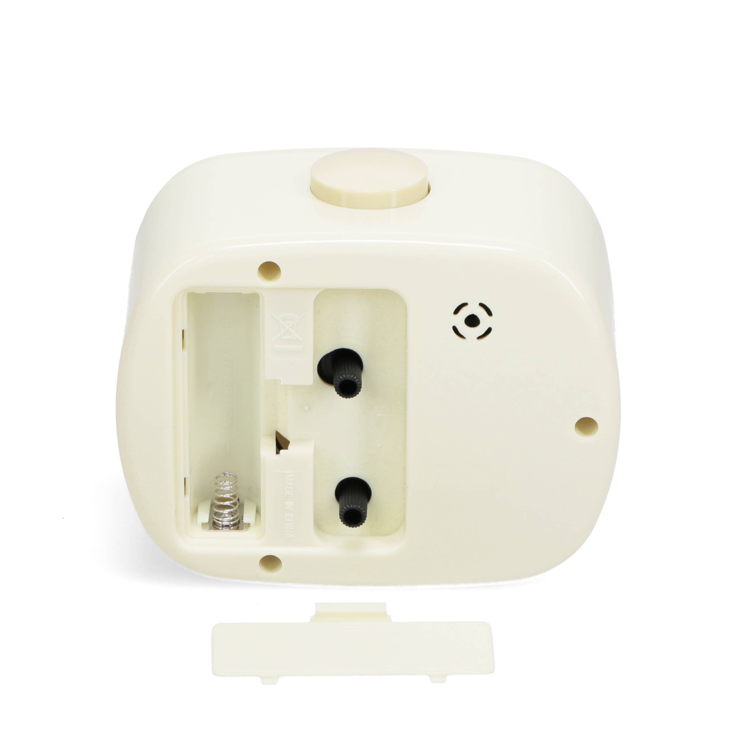 Rex B2B - UK – wholesale Alarm clock – Retro alarm clock - Ivory white2