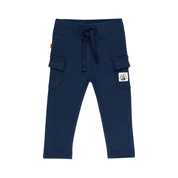 Pantalon cargo bébé | Bleu marine pour la vente par Frogs & Dogs