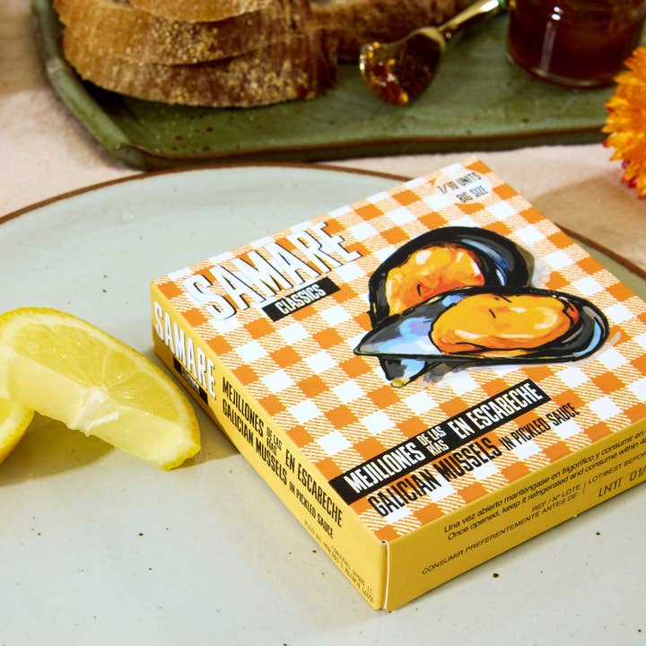 Samare Mussels in Pickled Sauce 7/10 - Big for wholesale by Lata