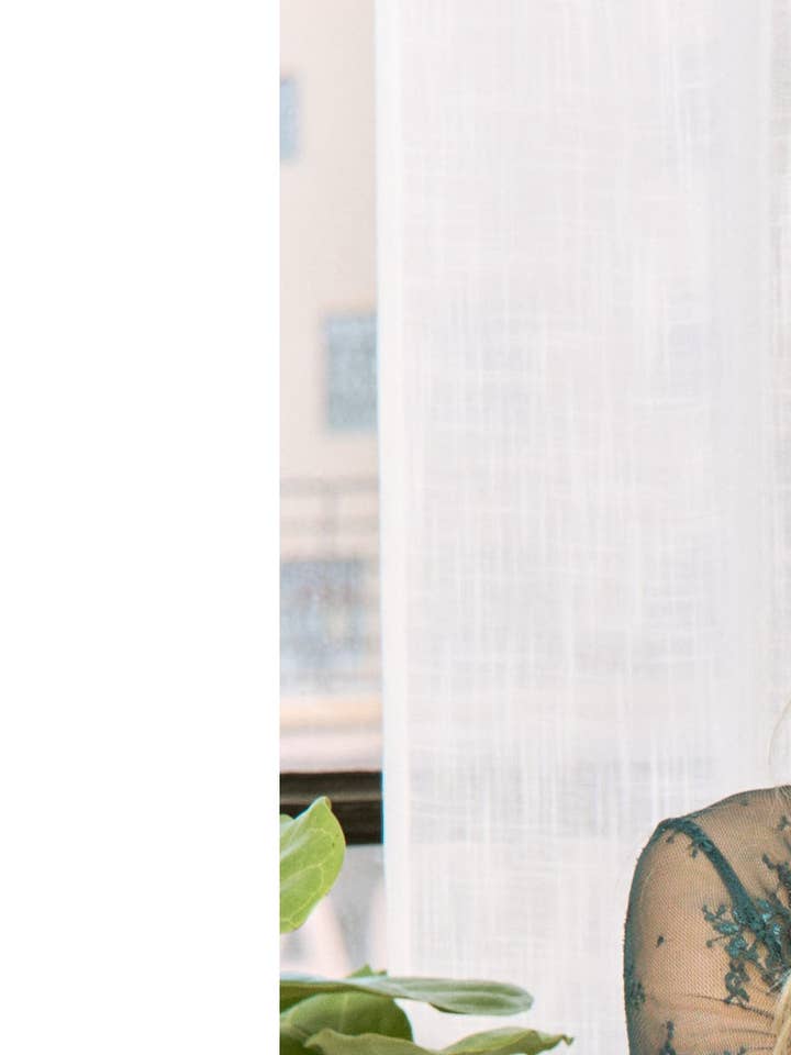 Sweet Generis – Engroshandel Strikket top - Dame – Mesh top med blonder, høj hals og tætsiddende design med lange ærmer61