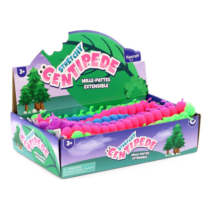 Keycraft - Wholesale Fidget Toy - Kids - Keycraft Stretchy Centipedes Sensory Toys3