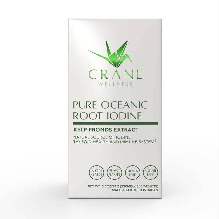 Pure Oceanic Root Iodine Kelp Root Tablets for wholesale by Crane Wellness