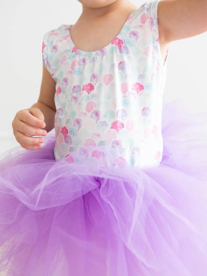 Mila & Rose - Wholesale Leotard - Kids - Mermaid Scales Tank Tutu Leotard