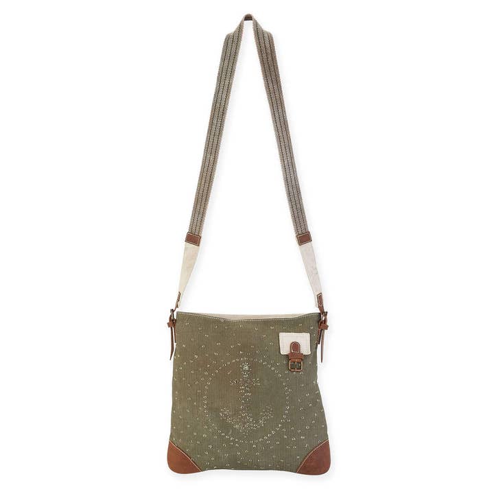 Vintage, Perforated Anchor Crossbody Ava for wholesale by Headwear & Handbag Collections by Sun 'N' Sand