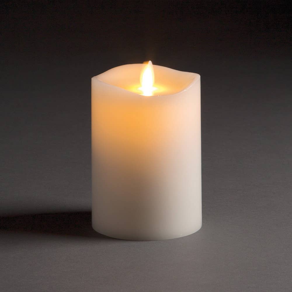 Napa Home & Garden - Wholesale Flameless Candle - Lightli Moving Flame Indoor Pillar 3" X 4.5"