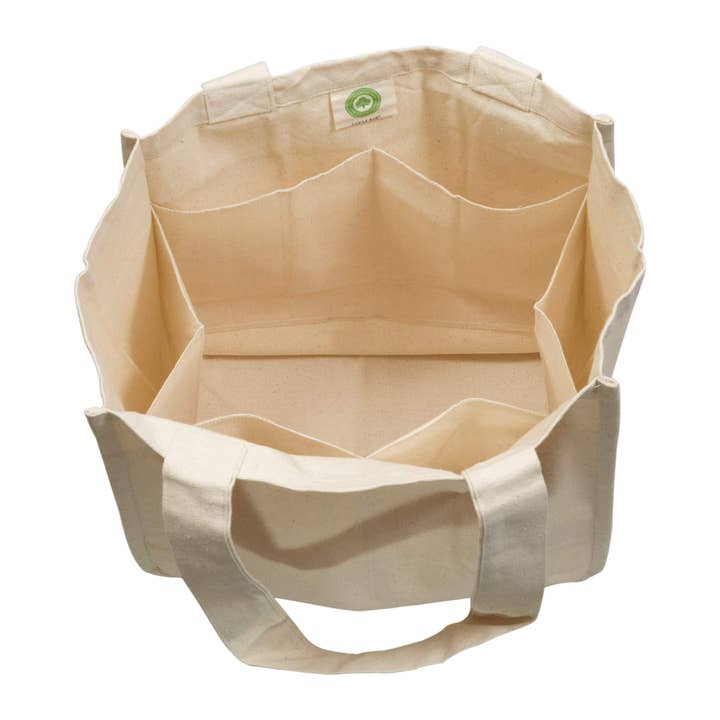Organic Cotton Mart - Vendita all'ingrosso Borsa per shopping/spesa - Borsa a tracolla unisex in puro cotone Canvas Shopping con maniche