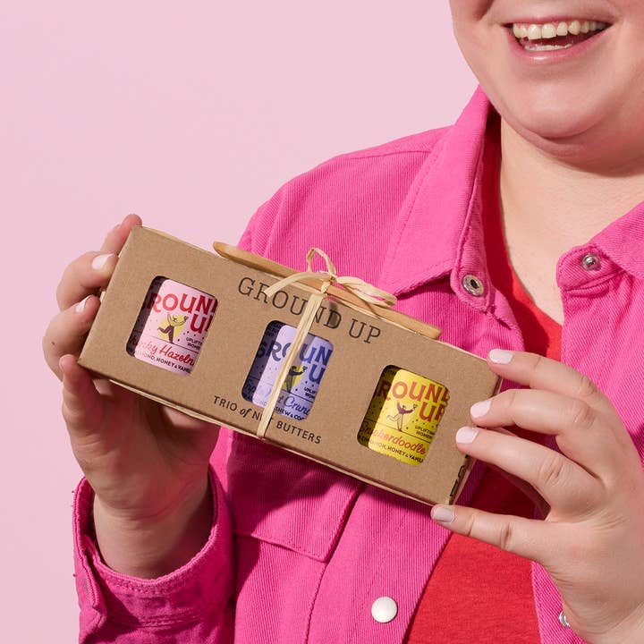 Nut Butter Tasting Flight Trio for wholesale by Ground Up