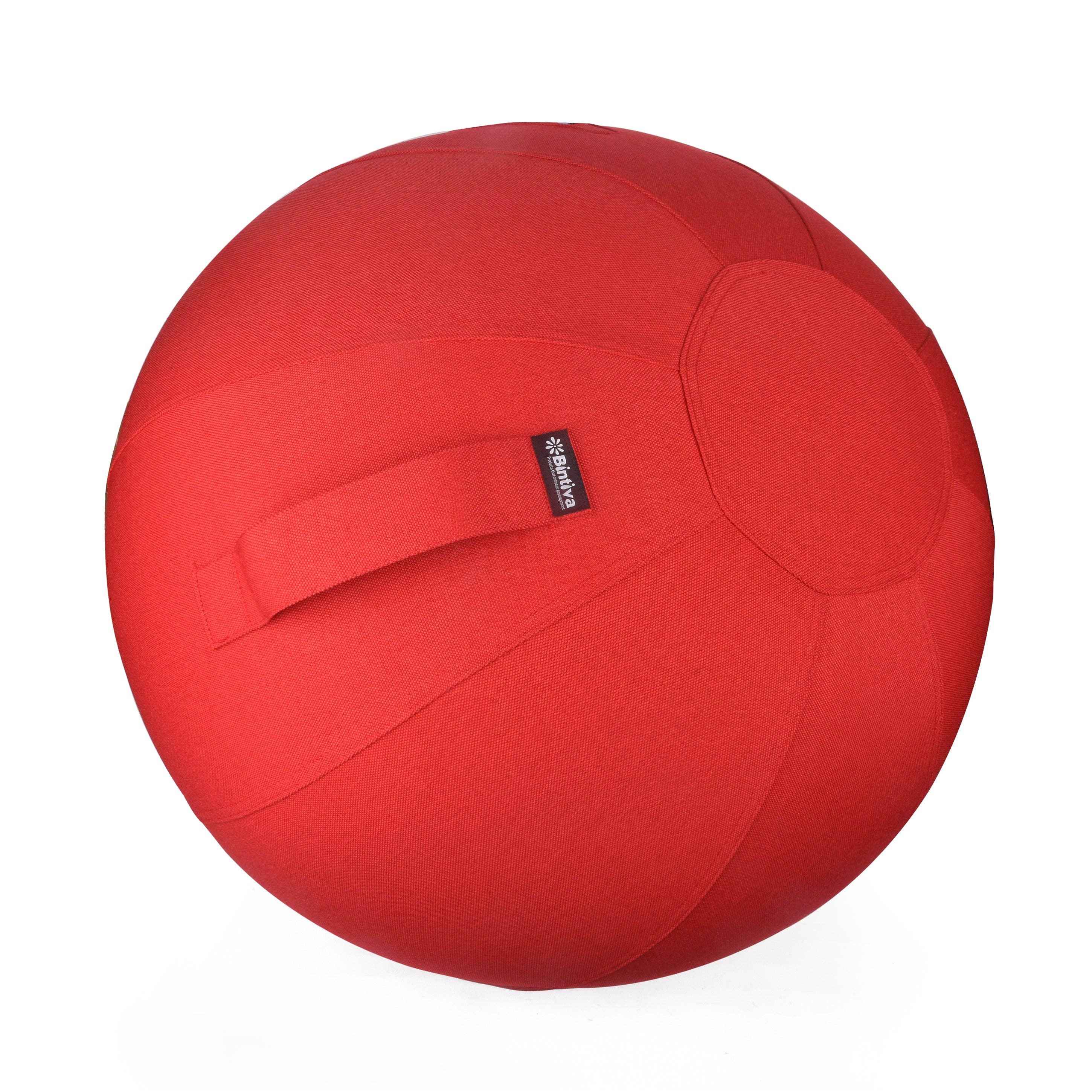 Bintiva – wholesale Fitness equipment – Luxurious Covered 65cm Stability Ball - For Ergonomic Seating, Therapy, and Exercise1