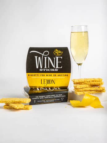 Lemon Wine Sticks for wholesale by The Sweetery