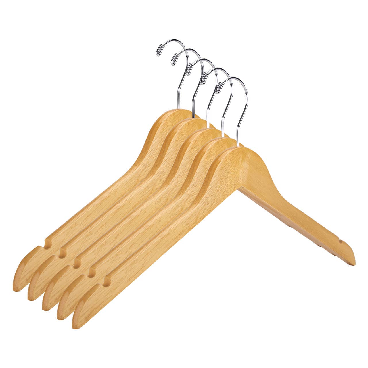 Store Supply Warehouse - Wholesale Clothes Hangers - 17" Natural Wood Dress Hangers - Case of 503