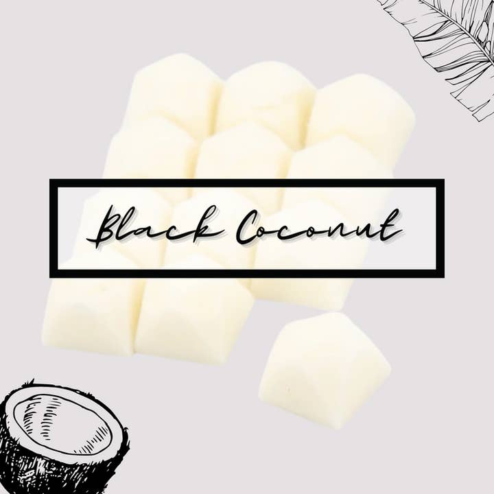 Black Coconut 60g Gemstone Soy Wax Melt Pack for wholesale by Callan Candles