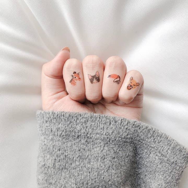 PAPERSELF – Engroshandel Midlertidig tatovering – Zoo Midlertidige Tatoveringer Klistermærker9