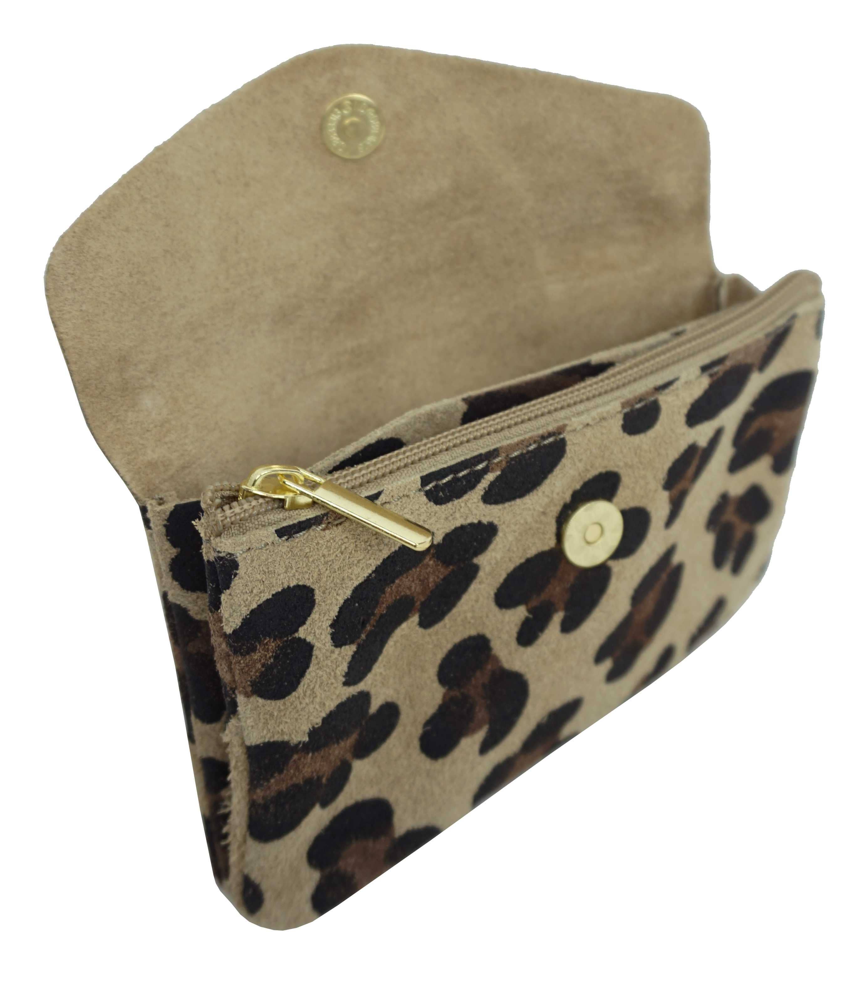 Anais - Wholesale Wallet - Women's - Large leopard leather coin purse PMD2701L2