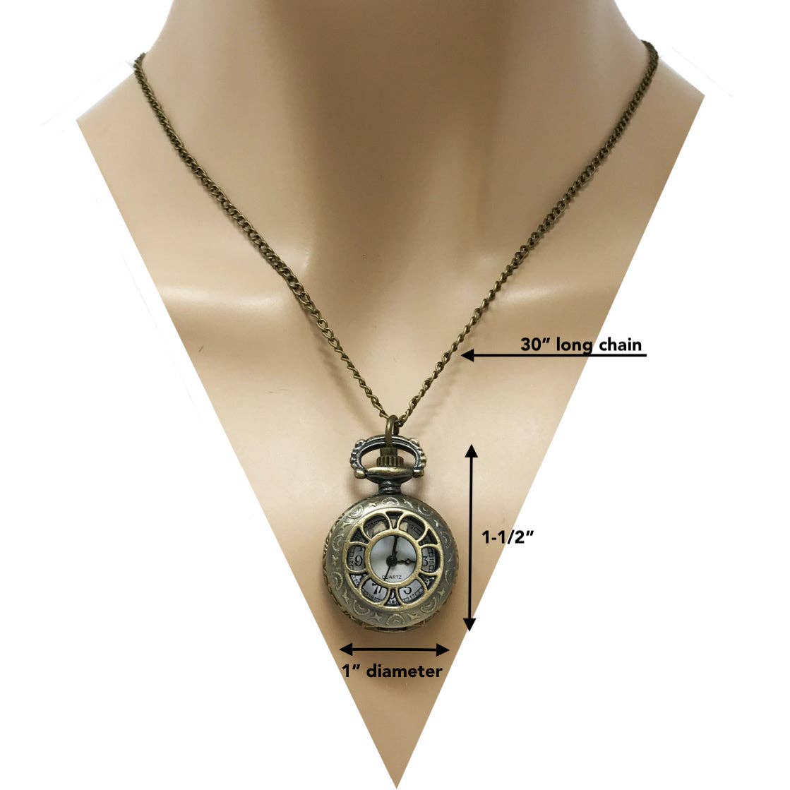 UMBRELLALABORATORY - Wholesale Pendant/Charm Necklace - Alice in Wonderland watch necklace4