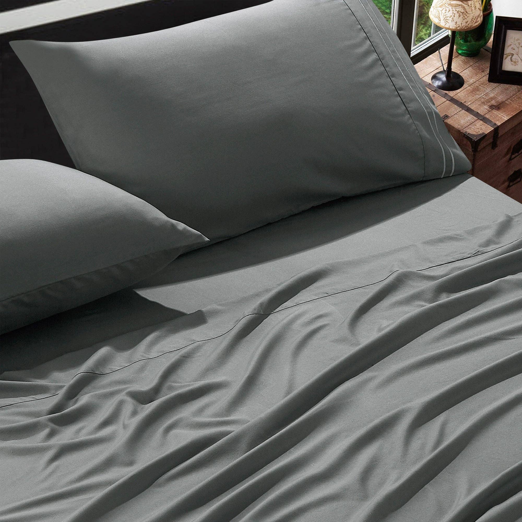 Linen Mart – wholesale Sheet set – Soft Microfiber Deep Pocket Bed Sheets - 4 Piece Set58