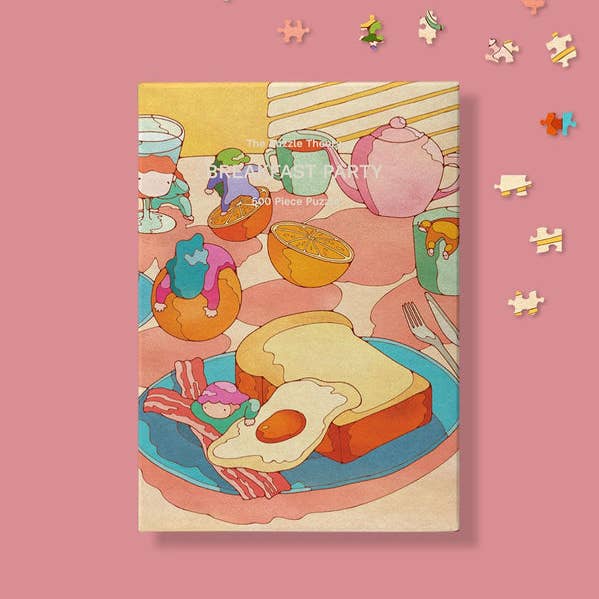 The Puzzle Theory - Wholesale Puzzle – Adult - Asami Watanabe Breakfast Party 500 Piece Puzzle3