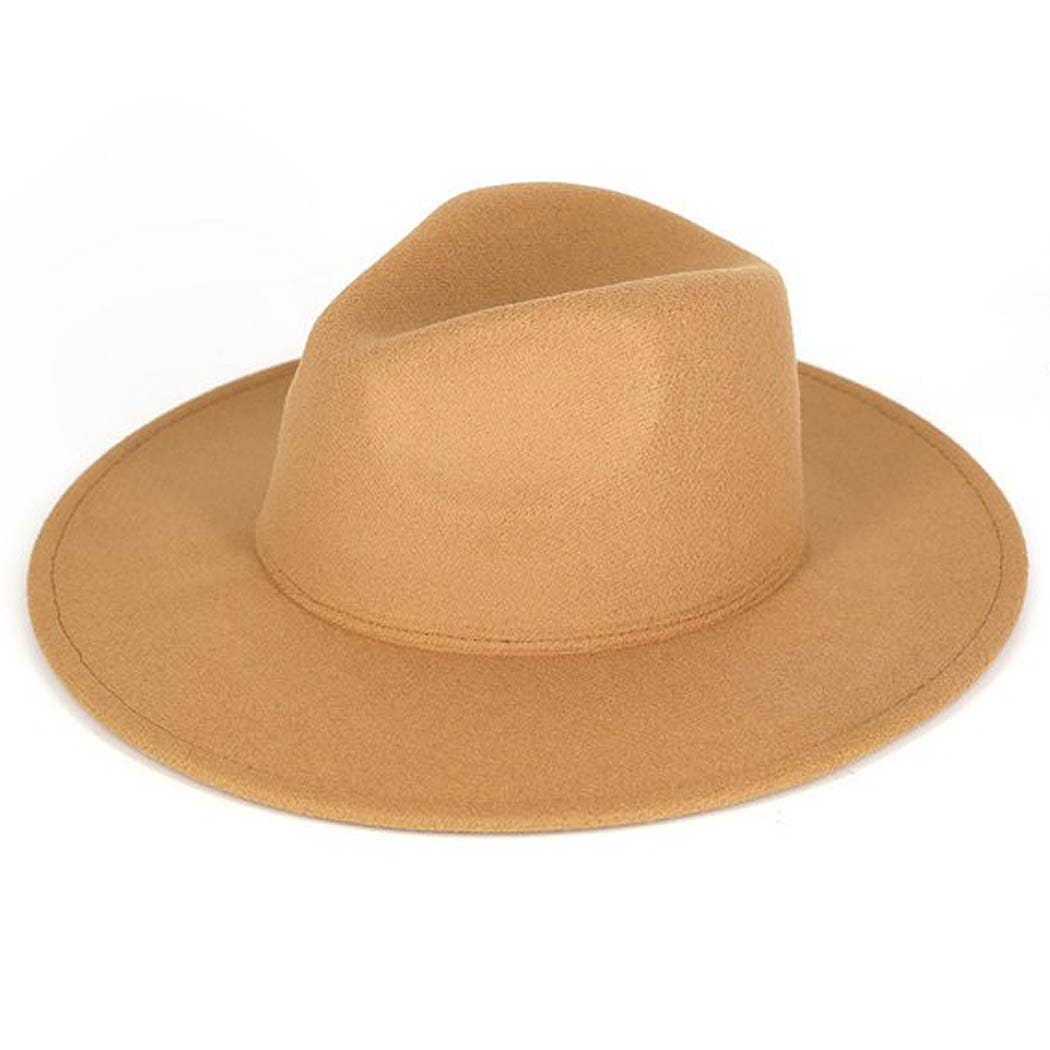 3AM BY H&D ACCESSORIES - Wholesale Fedora - Women's - Solid Panama Hat MH01253