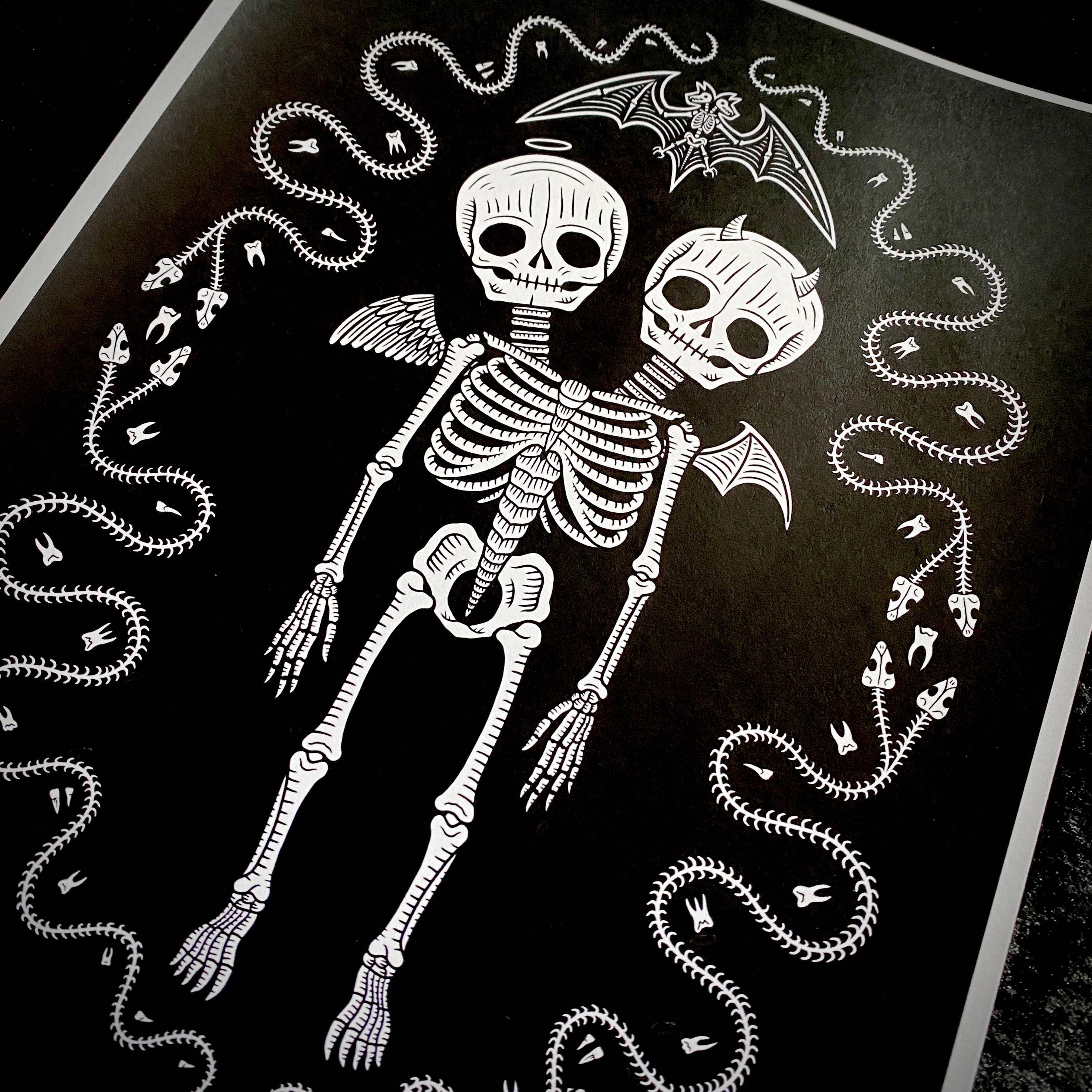 Soni Graves Artistry - Wholesale Art Print - Oddities Print, Letter Size, Spooky Creepy Cute Curiosity2