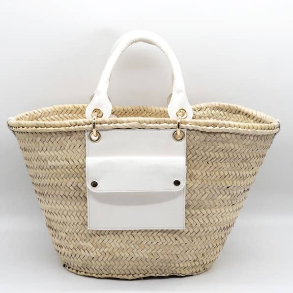 martitec - Wholesale Beach bag - Chic French Basket Bag - Handwoven Luxury Tote with Timeless1