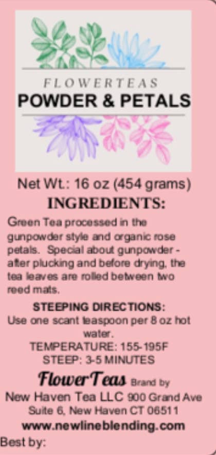 FlowerTeas – Engroshandel Løs te – Løsbladet te i løs vægt 1 lbs Kommerciel brygning Fødevareservice148