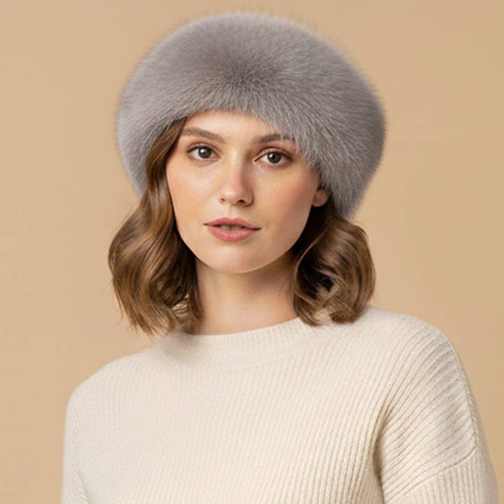 Sensibling Corp. - Wholesale Beret – Women's - Plush Faux Fur Round Winter Beret Hat14