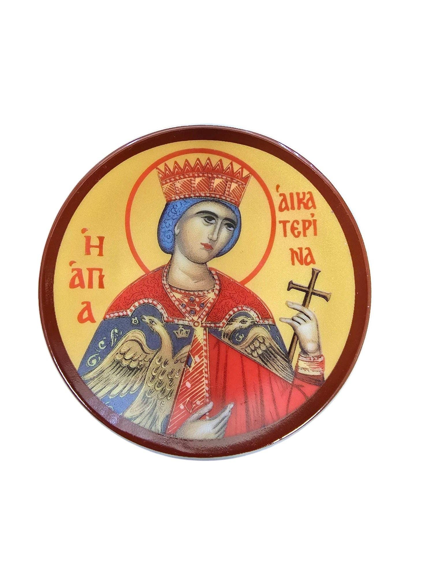 2 Greeks Inc – Großhandel Magnete – Orthodoxe byzantinische Ikonen-Keramikmagnete – Lebendig & Einzigartig4