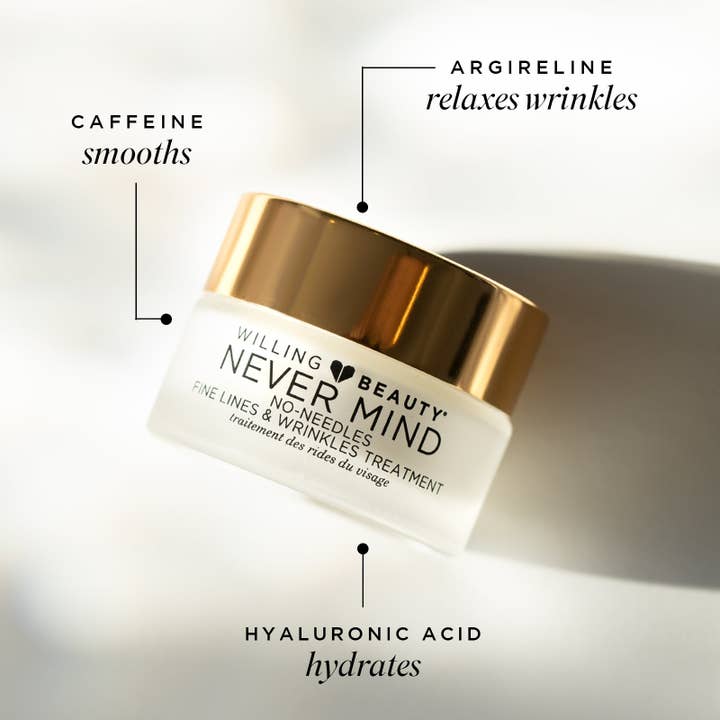 Willing Beauty Company - Wholesale Anti-Aging Moisturizer - Never Mind No-Needles Fine Lines and Wrinkles Treatment