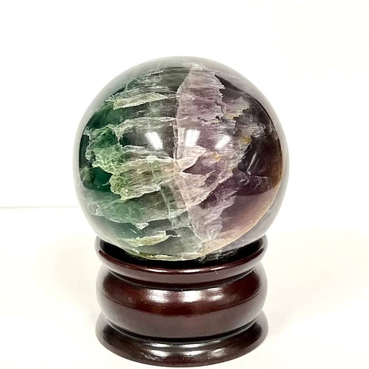 Sphere Green Fluorite approx. 40-50mm for wholesale by Vrinda