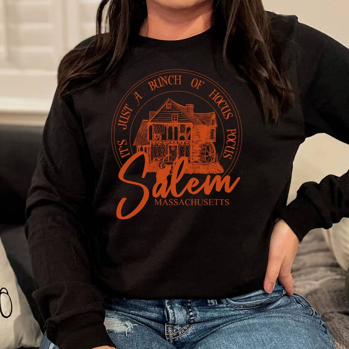Salem House Orange Fleece for wholesale by MidWest Tees