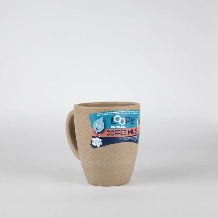 Loopy Products - Wholesale Coffee Mug - Sustainable + Reusable 8 Ounce Bamboo Coffee Mug Earth Day