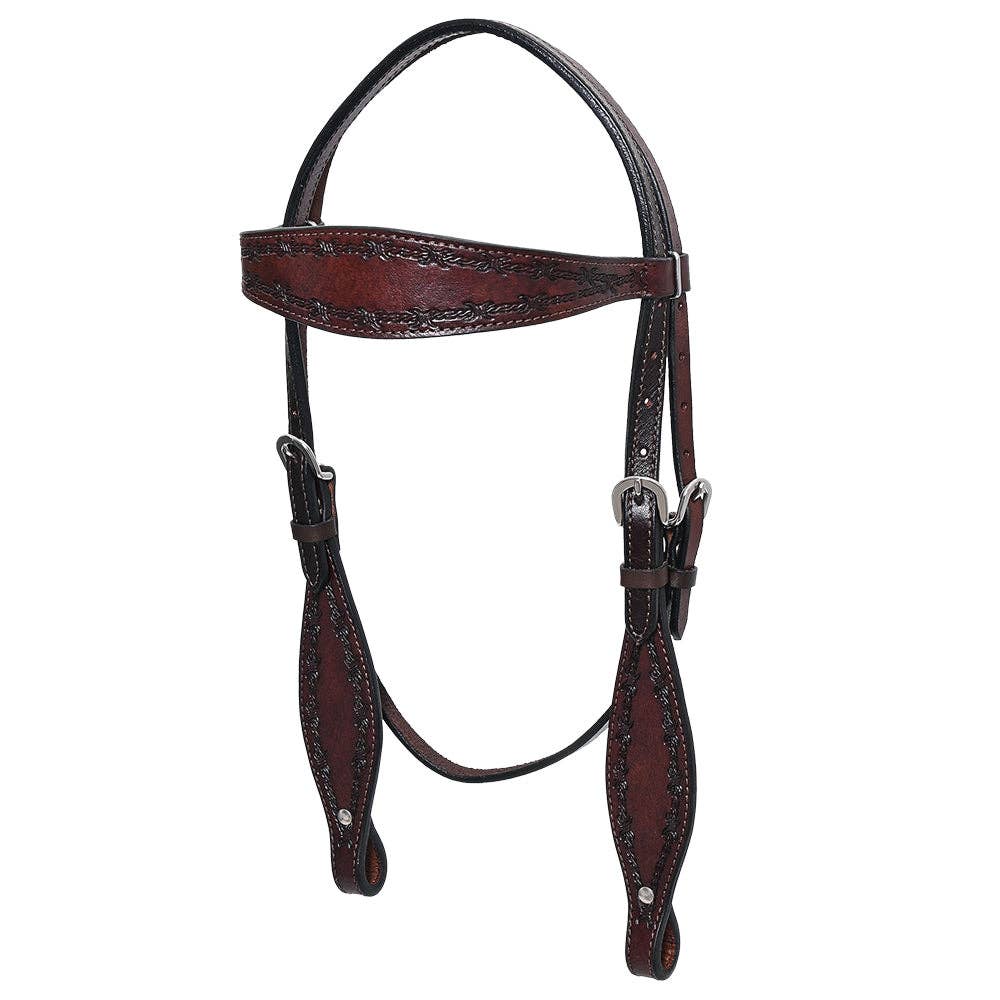 HILASON - Wholesale Horseback Riding Gear - HILASON Western Horse Headstall Breast Collar Set Tack Genuine American Leather | For Horses Headstalls33
