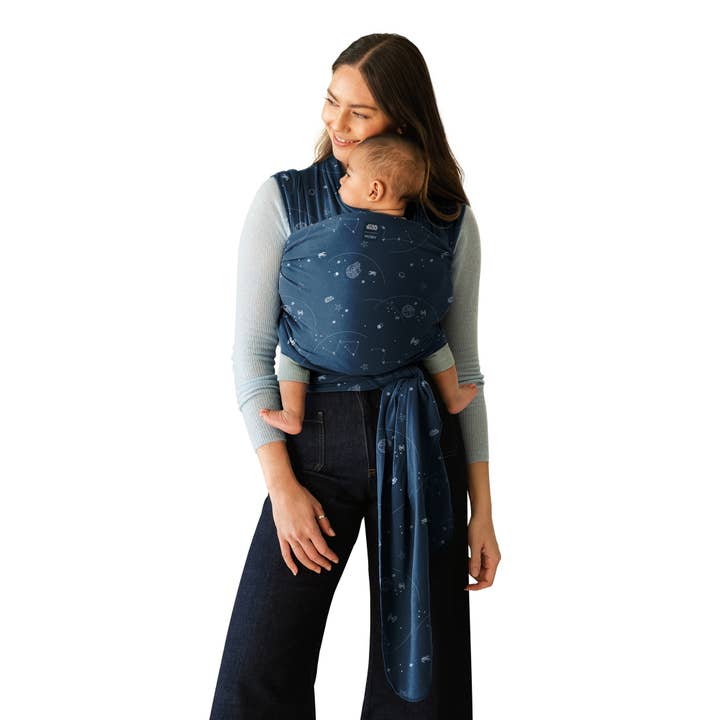 MOBY FEATHERKNIT WRAP - HYPERSPACE TRAFFIC - ECOM BOX for wholesale by Moby