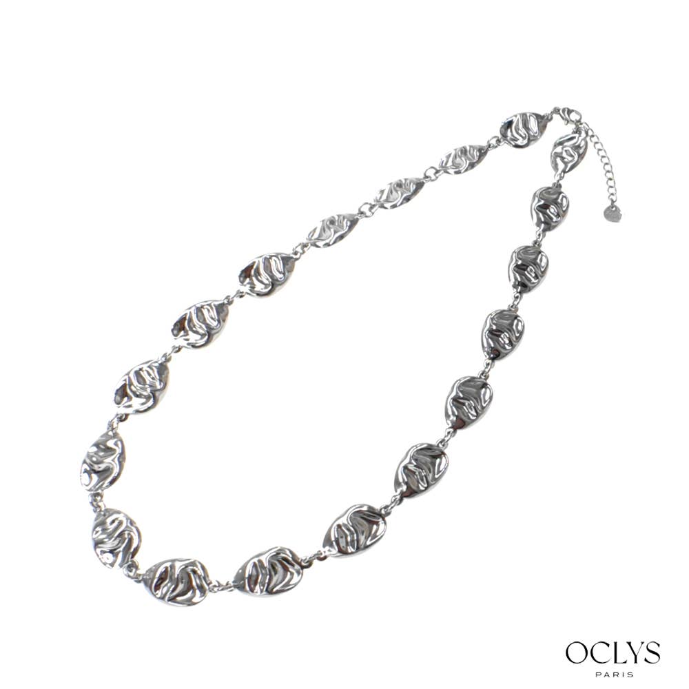 Oclys - Wholesale Link & Chain Necklace - Taly stainless steel oval chain necklace1
