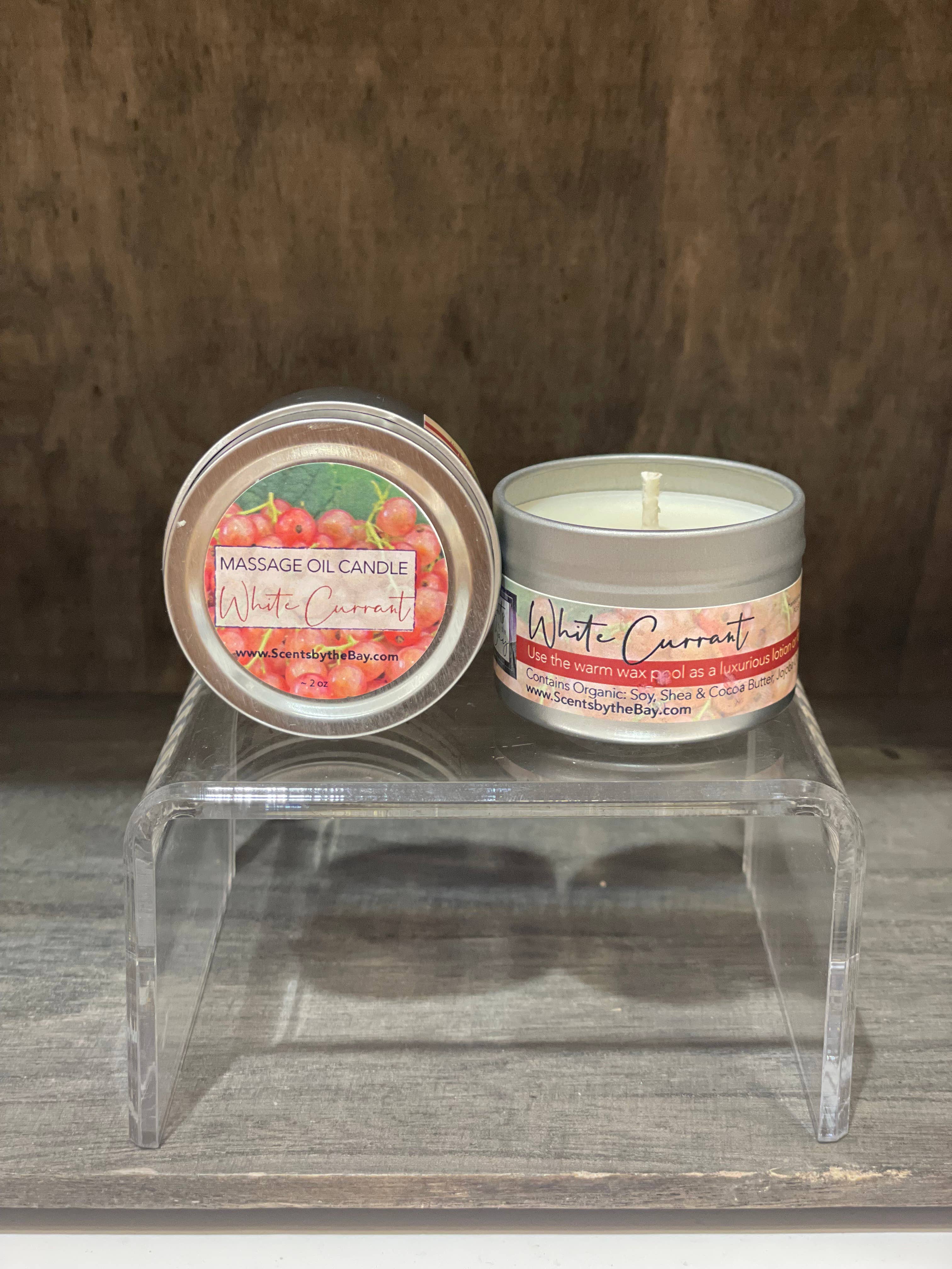 Scents by the Bay - Wholesale Travel Candles - 2 oz Travel Tin: Organic Massage Oil Candle9