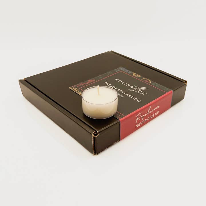 KolibriJoy Resilience 'Never Give Up' - Tealight Set of 14 for wholesale by Formulary 55