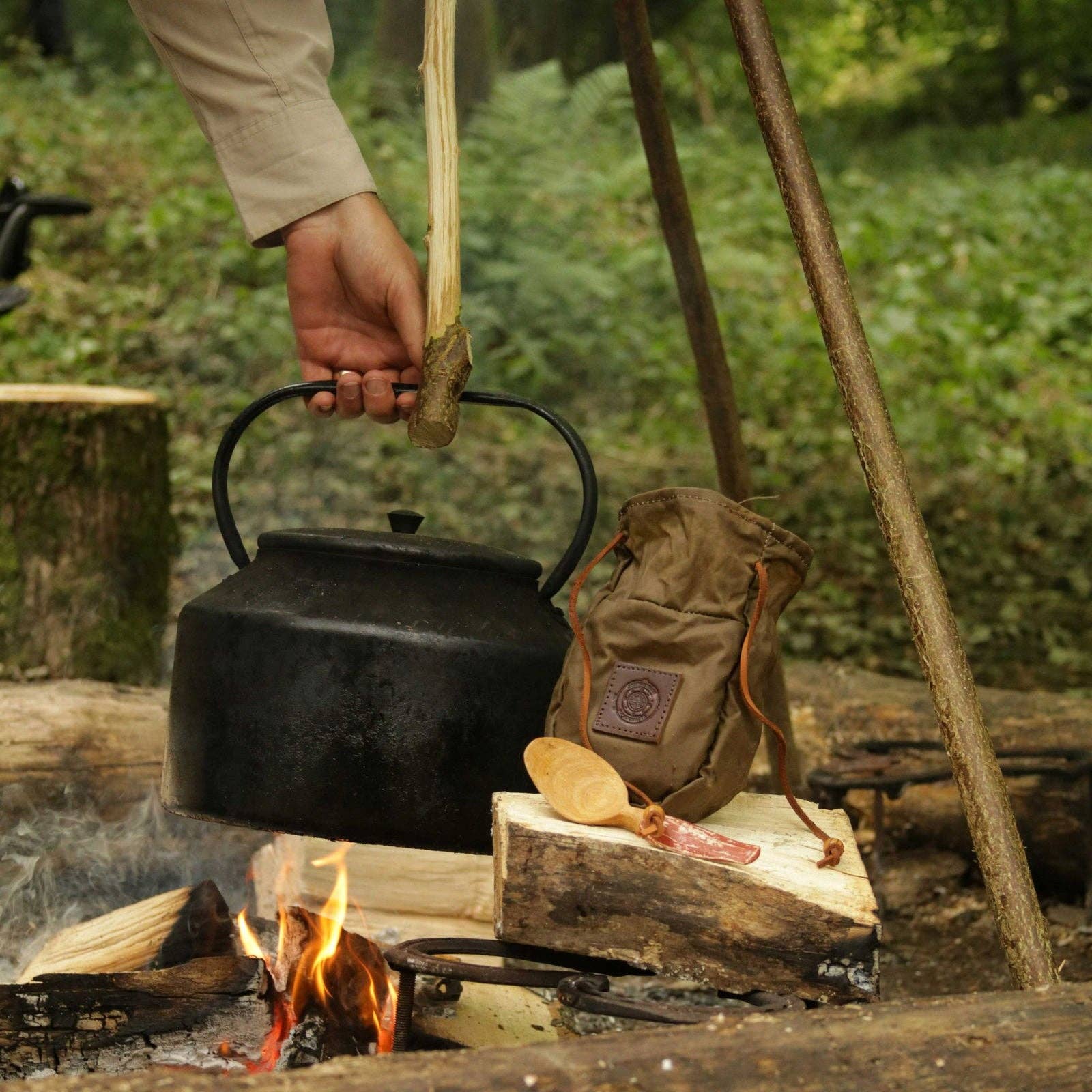 Journeyman Handcraft – Engroshandel Posetaske – unisex – Vokslærred Kaffepose8