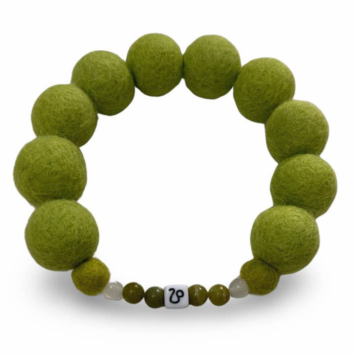 Tierkreiszeichen Birthstone — personalisierbares Hundehalsband mit Pom-Pom für den Großhandel von Puppies & Pom Poms