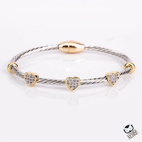 Love My Heart Flex Bracelet for wholesale by My Best Kept Jewelry