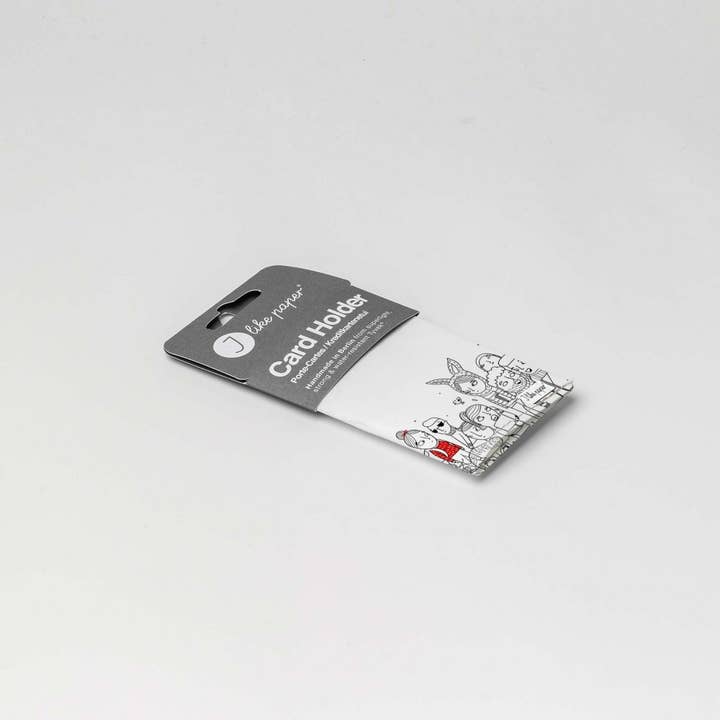 I Like Paper – wholesale Kortfodral - Unisex – RÖD ELEFANT Tyvek® Korthållare/Visitkort Plånbok