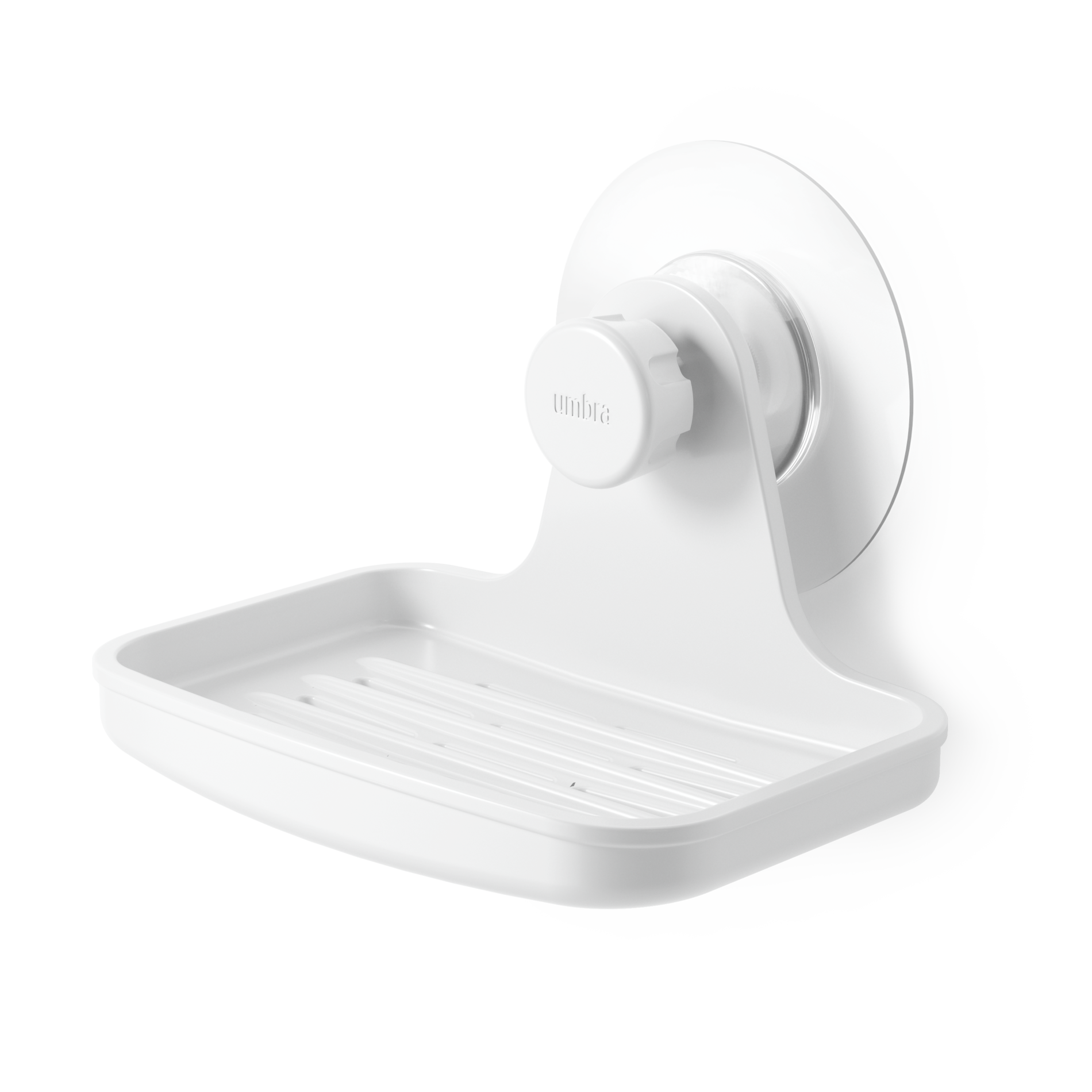 White Flex Adhesive Soap Dish for wholesale on Faire5