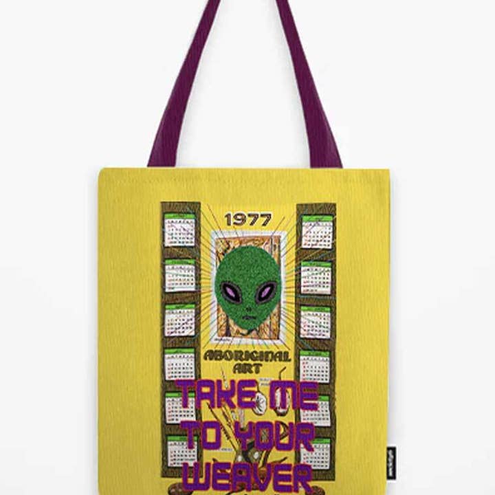 Take Me To Your Weaver Tote x Kait James for wholesale by Third Drawer Down