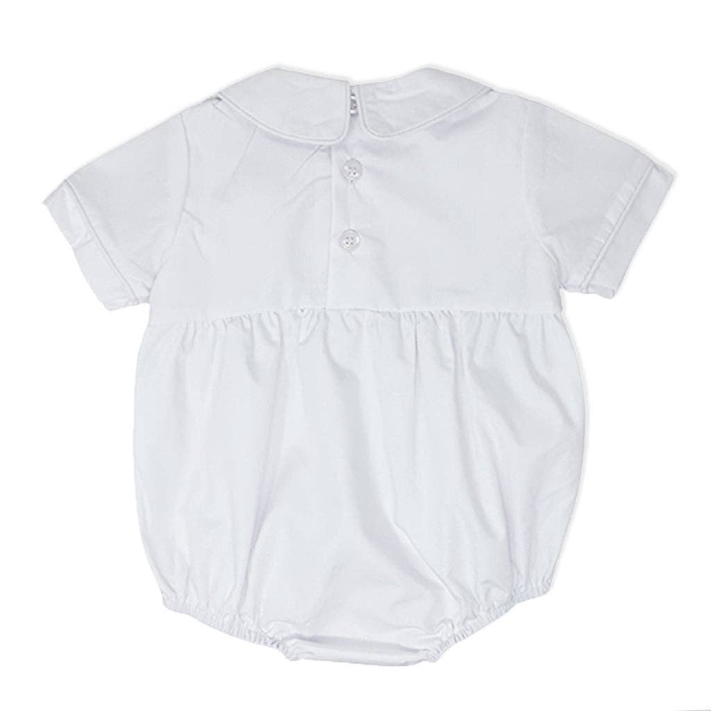 Carson Elizabeth Kids - Wholesale Bodysuit (Non-Footed) - Baby - Boys White Bubble1