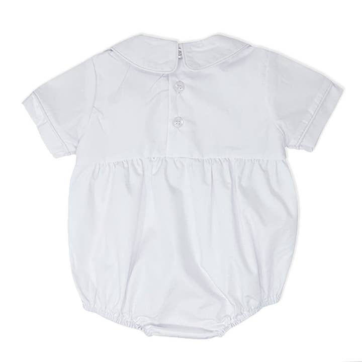 Carson Elizabeth Kids - Wholesale Bodysuit (Non-Footed) - Baby - Boys White Bubble1