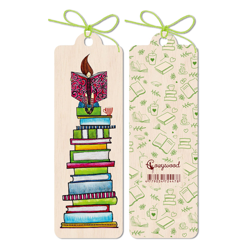Cozywood – wholesale Bookmark – Reader Wooden Bookmark1