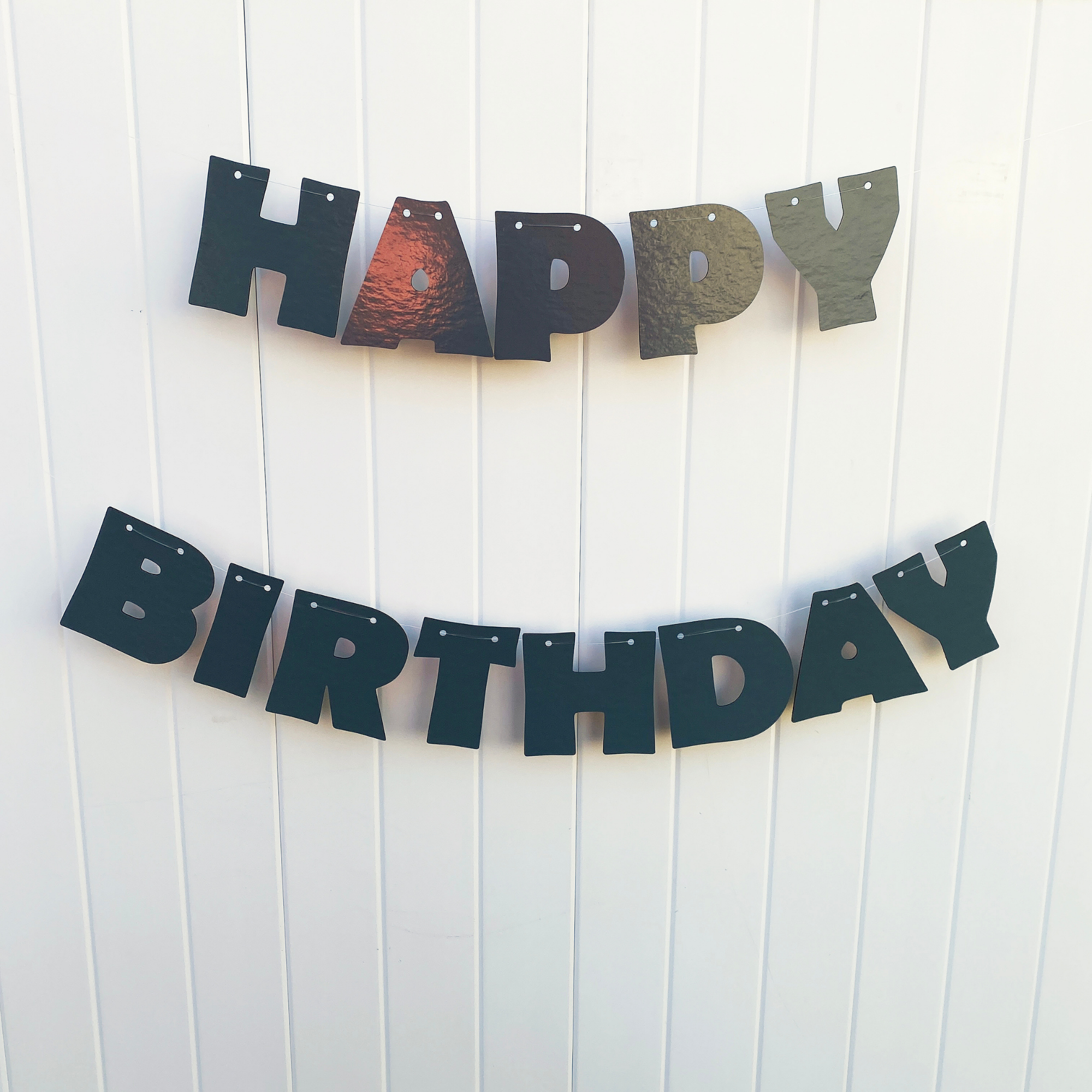 Sweet Lane Events - Wholesale Feestbord/banner - Gelukkige verjaardag brief banner5