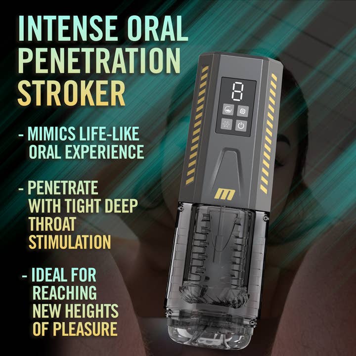 Blush - Wholesale Sex Toy - M for Men - SpinMaster Pro - Grey