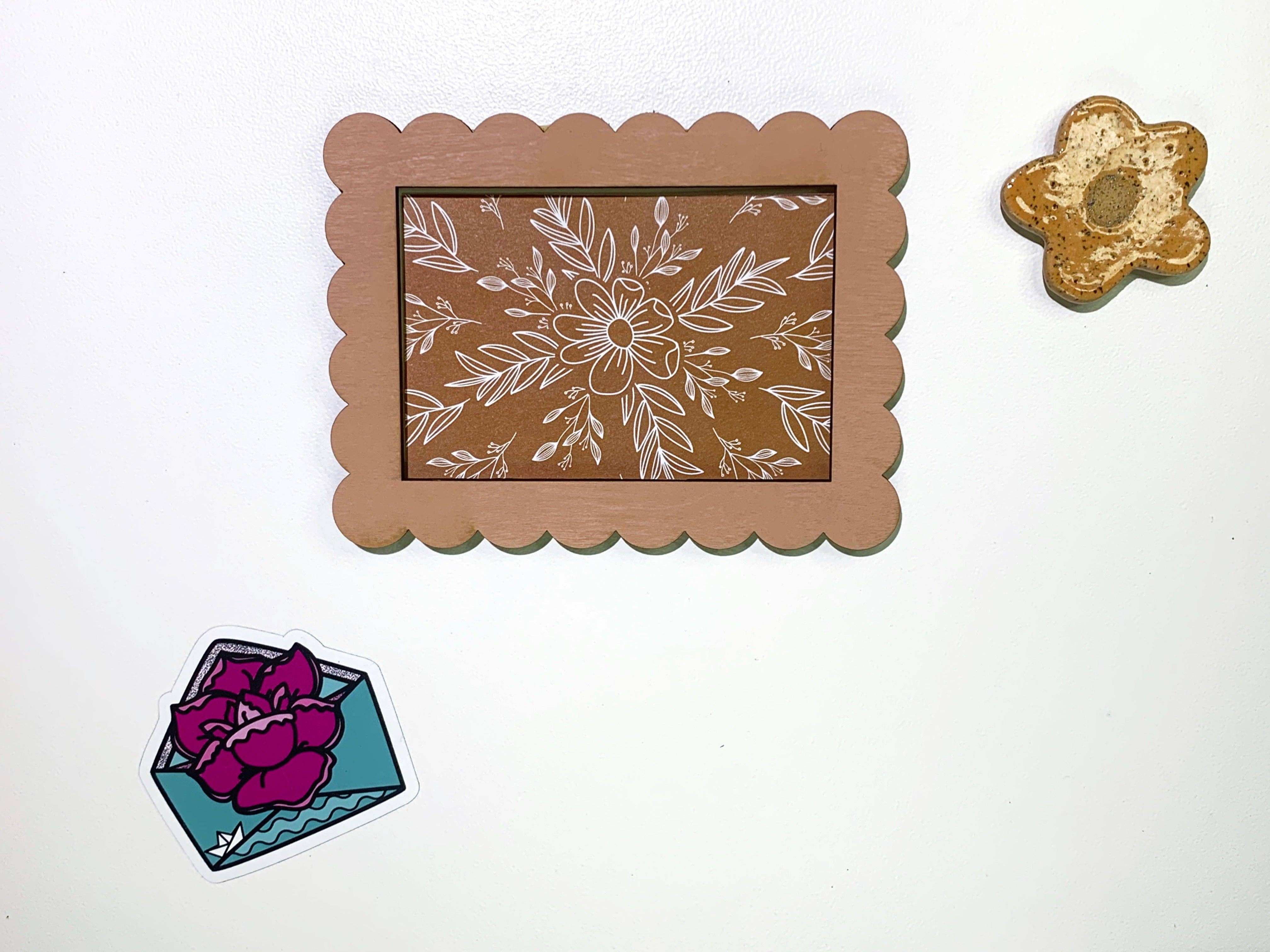 Tusk and Temperance - Wholesale Picture Frame - Wooden Scallop Magnet Frames4