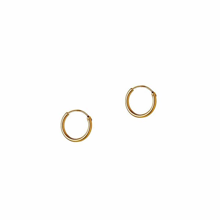 Juulry – wholesale Hoop-örhängen – Guldpläterade Hoop-örhängen 25 MM 1,2 MM