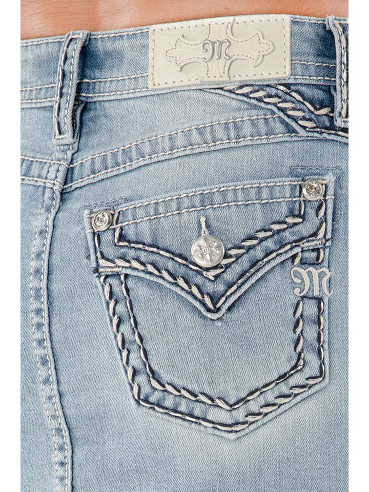 Miss Me - Wholesale Skirt - Women's - M5014N419- MID RISE MINI DENIM SKIRT3